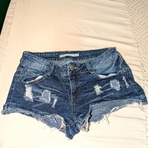 Women's Blue Denim Shorts